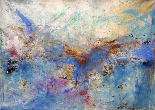 Spreading My Wings | 66” x 94” | Mixed Media on Canvas