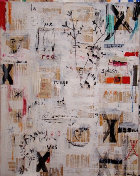 La Joie (Joy) | 60″ x 48″ | Mixed Media on Canvas