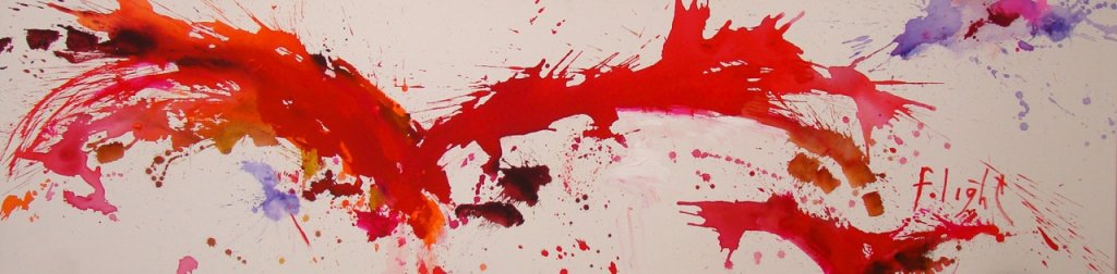 Explosion In Red | 24″ x 96″ | Acrylic on Canvas