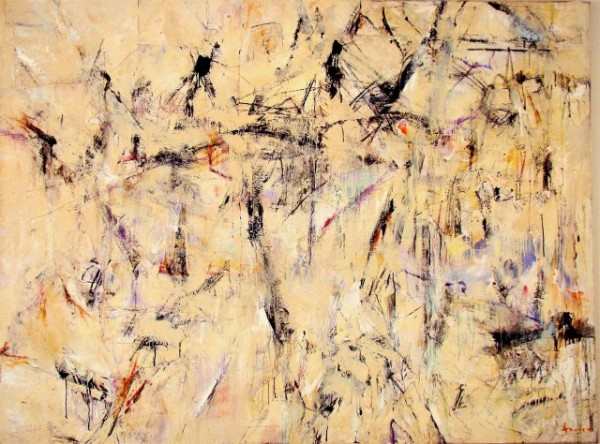 The Poet | 72″ x 90″ | Mixed Media on Canvas