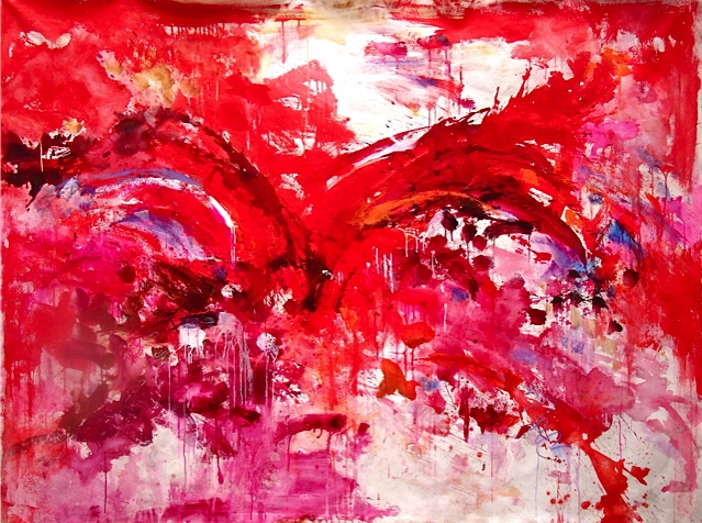 Splash | 66” x 88” | Acrylic on Canvas