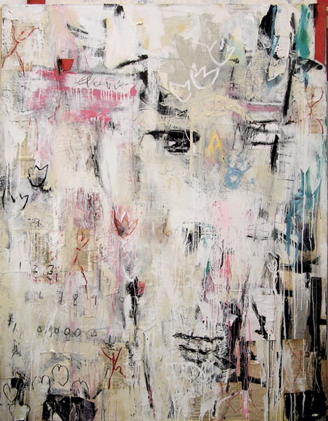Dancers | 72″ x 56″ | Oil and Mixed media on Canvas