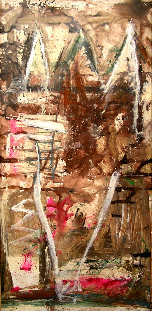 Le Cheval | 92″ x 46″ | Mixed Media on Canvas