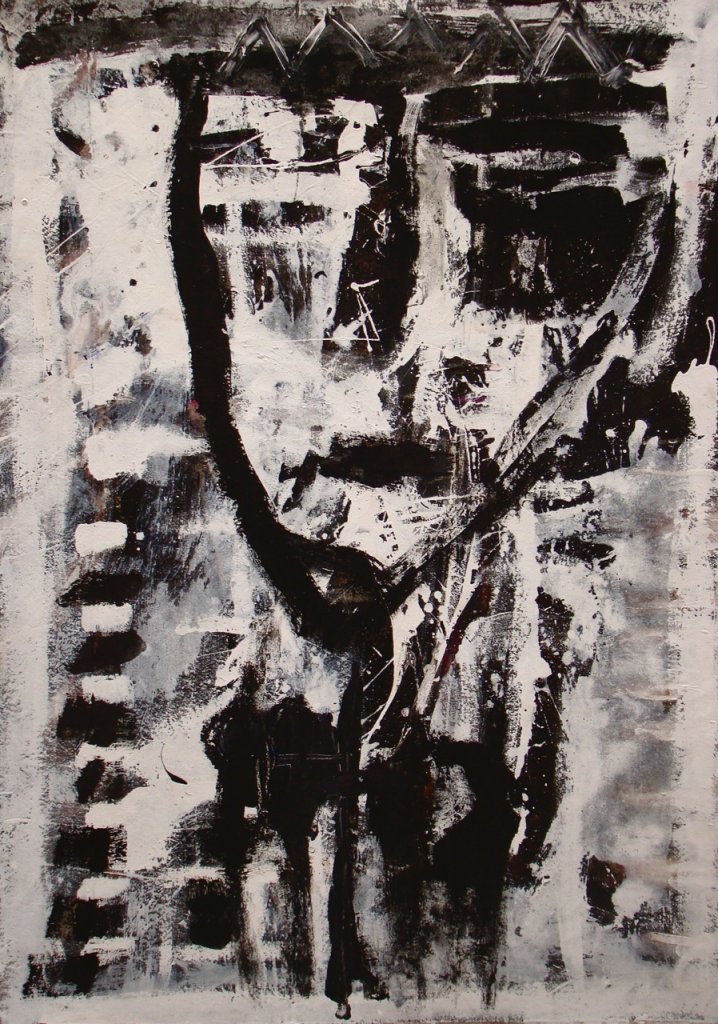 Le Roi (King) | Acrylic on canvas | 54 x 38″