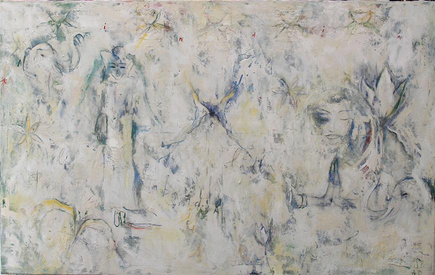 India | 54″ x 86″ | Media on Canvas