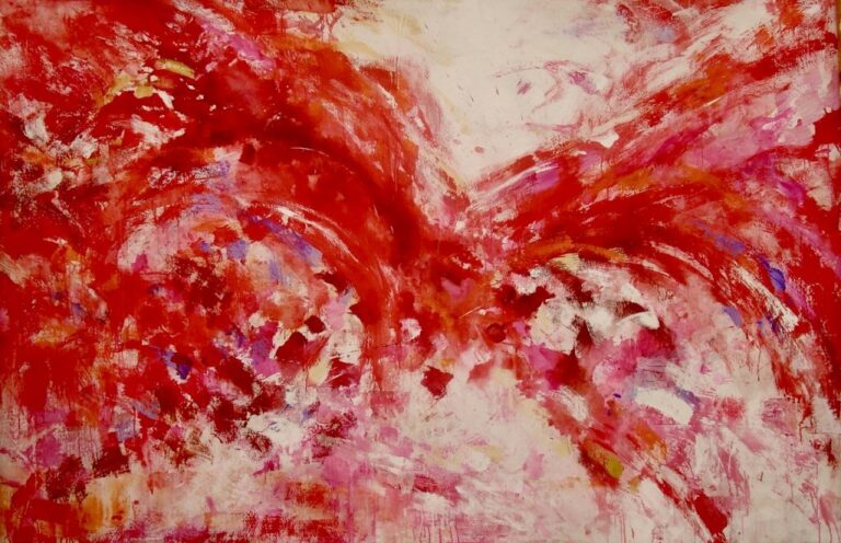 Splash | 64” x 96” | Mixed media on Canvas